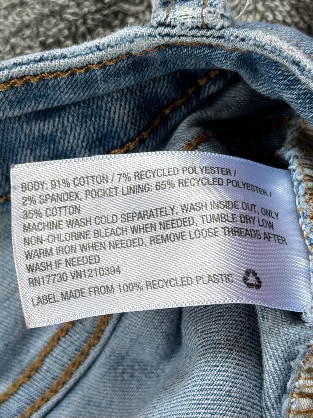 Universal Thread Light Blue Distressed Skinny Jeans - Picture 9 of 9